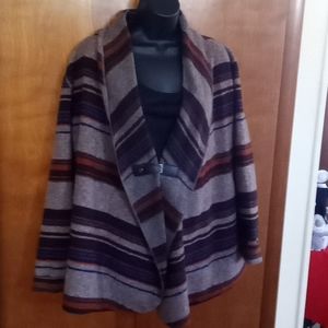 LNC Fenn Wright Manson Wool Blend Cardigan Size Large